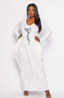 PLUS SIZE “BLESSED” dress