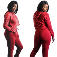 "LOUNGE WITH ME" jogger set