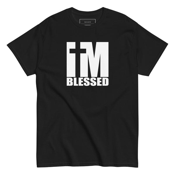"I'M BLESSED" unisex black t-shirt