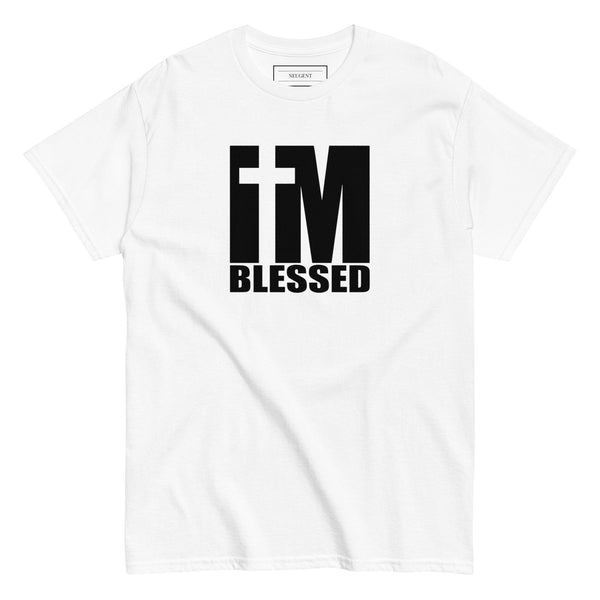 "I'M BLESSED" unisex white t-shirt